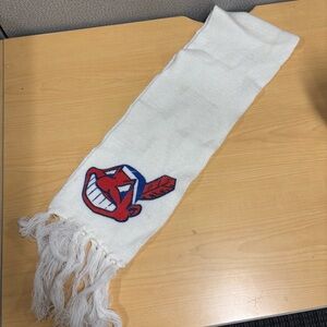 Vintage Cleveland Indians Scarf Chief Wahoo MLB 90s. The Tribe